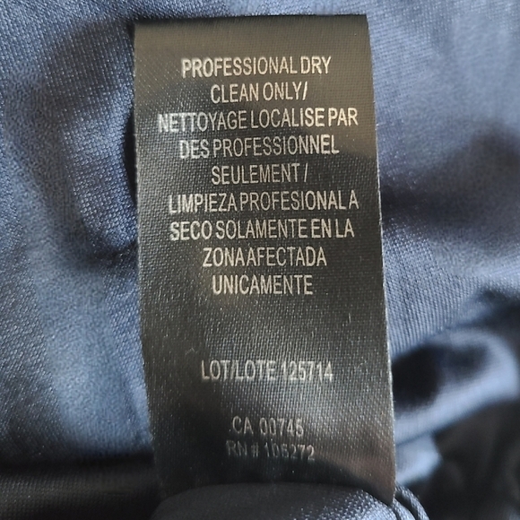 Halston Felix Matte Jersey Jumpsuit, Size 6, Navy, NWT - Picture 15 of 16